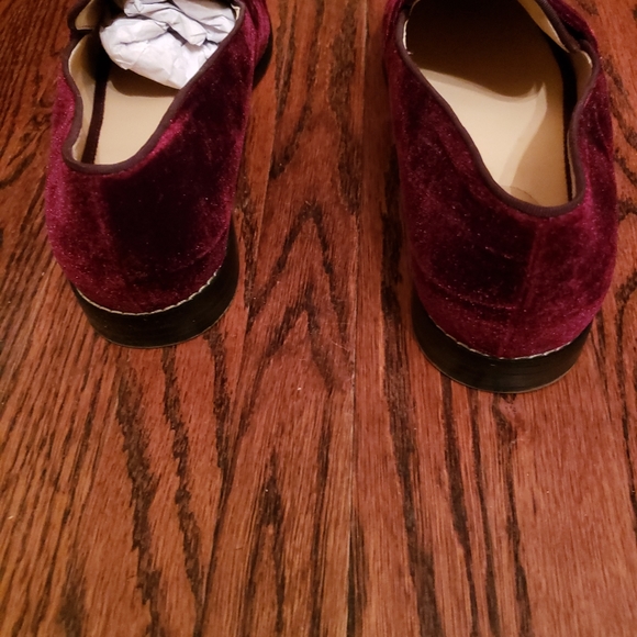 Franco Sarto burgundy loafers - Picture 3 of 3